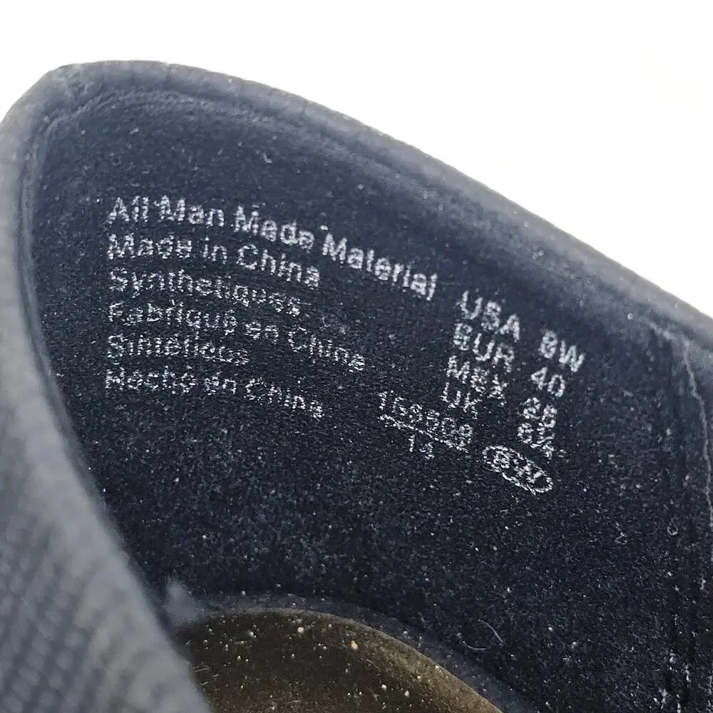 Christian Siriano Gigi Black Pointed Toe Ribbed Ballet Flat Shoe 8 W NEW - Picture 7 of 10